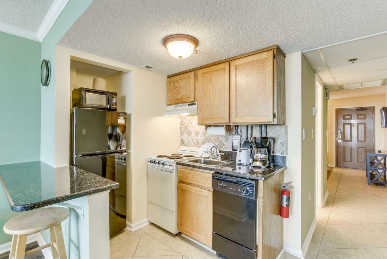 Oceanfront Condo W Balcony King Bed Meridian Plaza Myrtle Beach Bagian luar foto